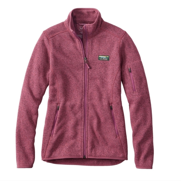 LL BEAN - Women’s Sweater Knit Fleece Full Zip Jacket Size 1X PLUS - Picture 4 of 12